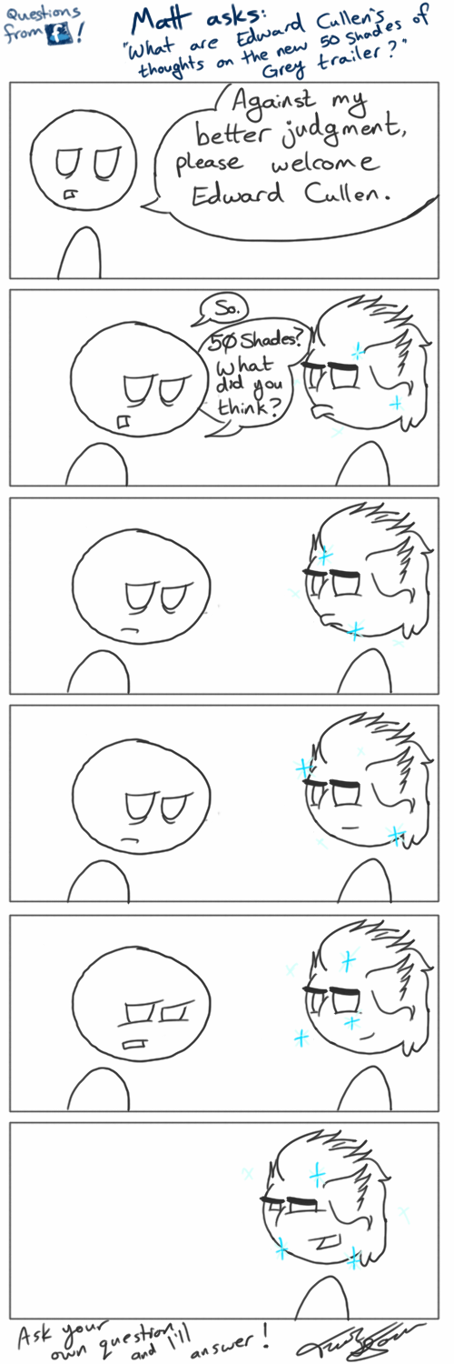 Edward Cullen on 50 Shades