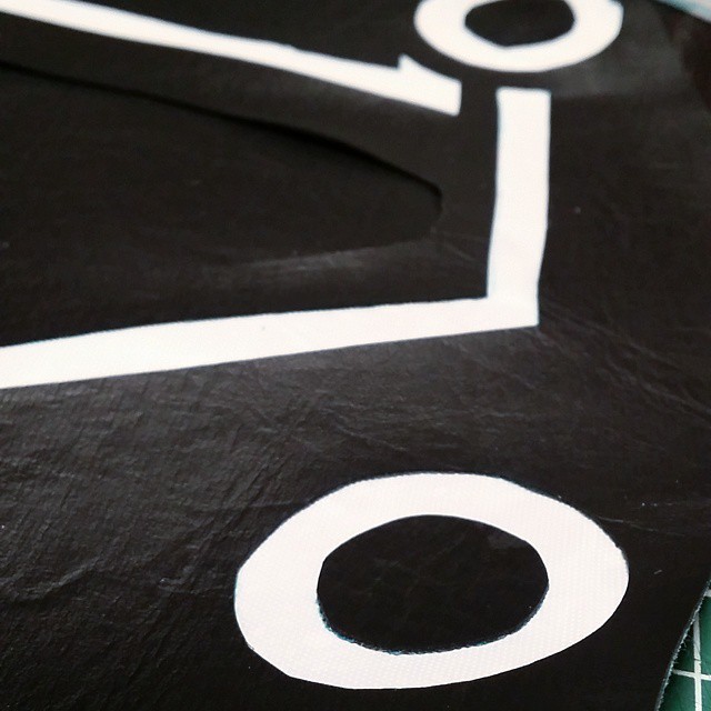 Close-up. Hard to see, but there's a subtle stippled texture that really helps bounce the light. 