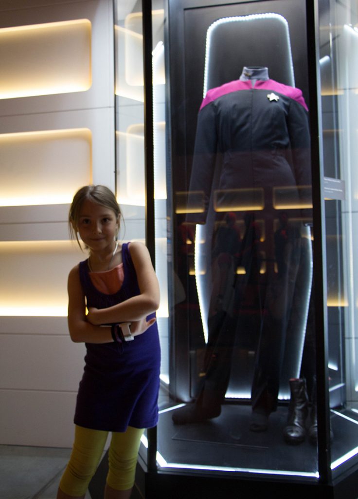 star trek the starfleet academy experience Janeway costume