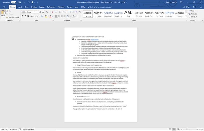 RPG Maker game outline