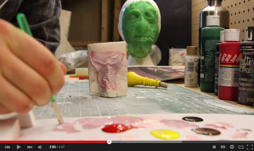 bajoran nose prosthetic makeup design