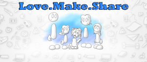 love make share art commissions cartoon caricature cute