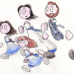 love make share art commissions cartoon caricature cute