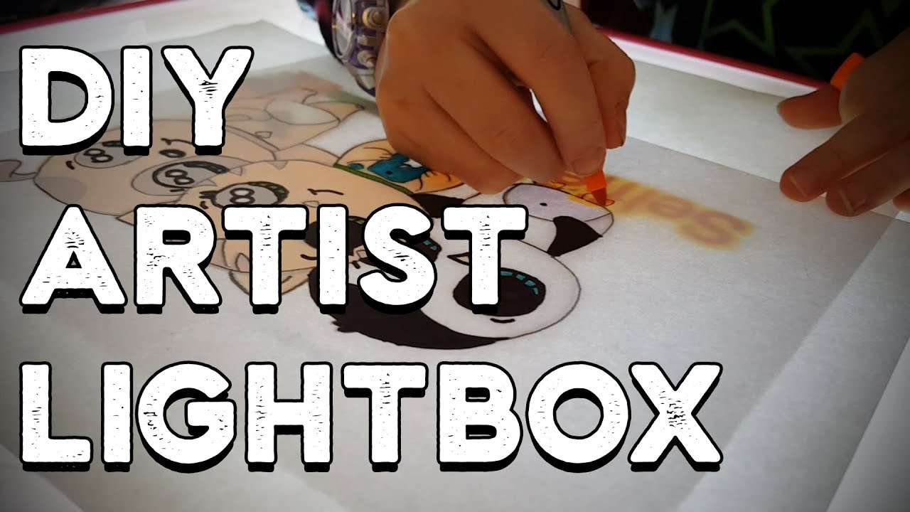 DIY Artist Lightbox from Scraps