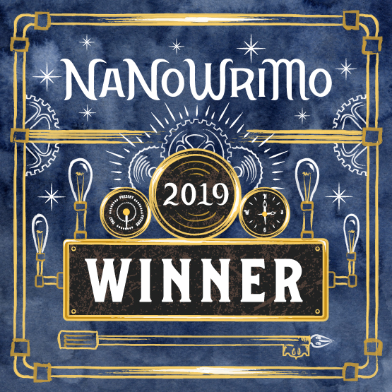 NaNoWriMo 2019 winner badge