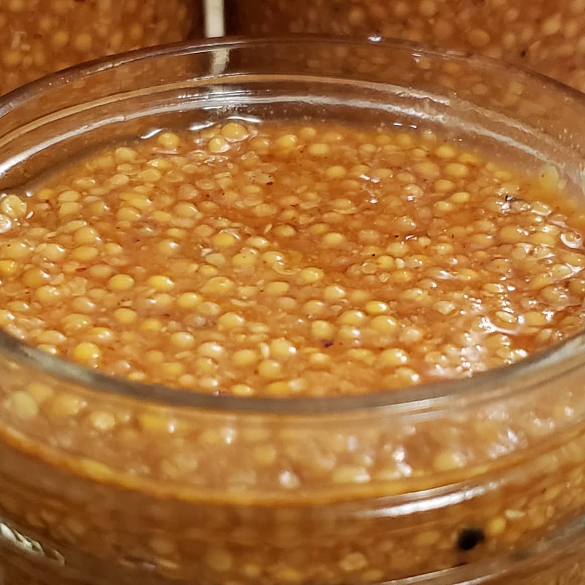 Grainy maple sriracha mustard